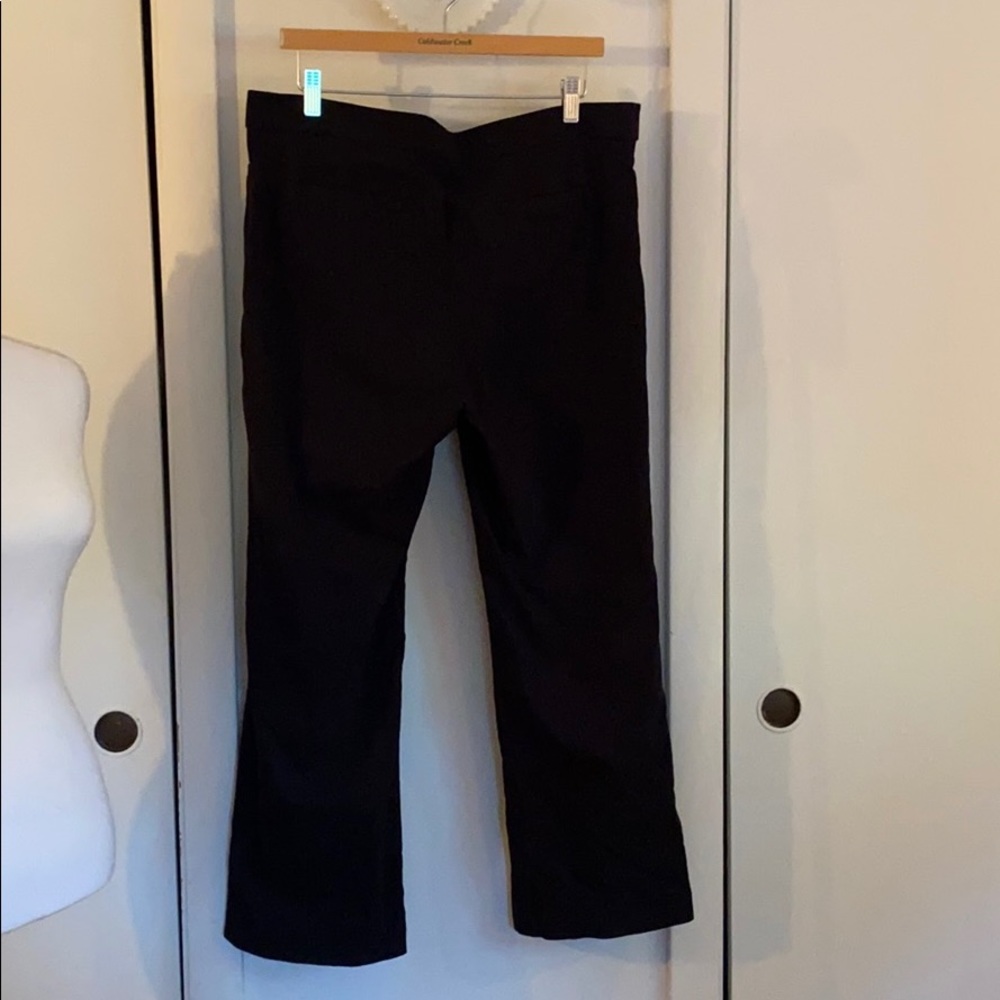 Apt 9 pull on flat front wide leg trousers